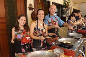 Cooking class with the family in Bangkok