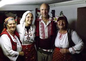In Bulgaria with local women
